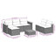 Ensemble de canapé de patio avec coussins 5 pièces Ebern Designs Ebern Designs