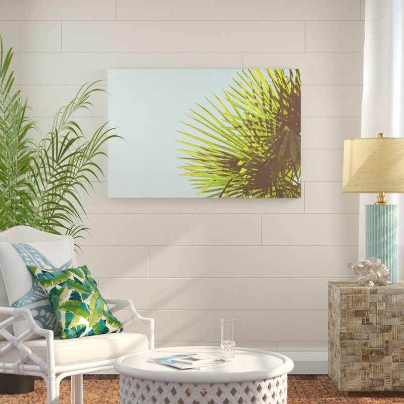 Sunny Palms II by Sonja Quintero - Photograph Print, 81cm H x 122cm W, Wrapped Canvas