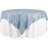 72"X72" Accordion Crinkle Taffeta Table Overlay, Square Tablecloth Topper-310298815