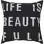 Housse de coussin en coton de typographie Clemons-818600017-818600016