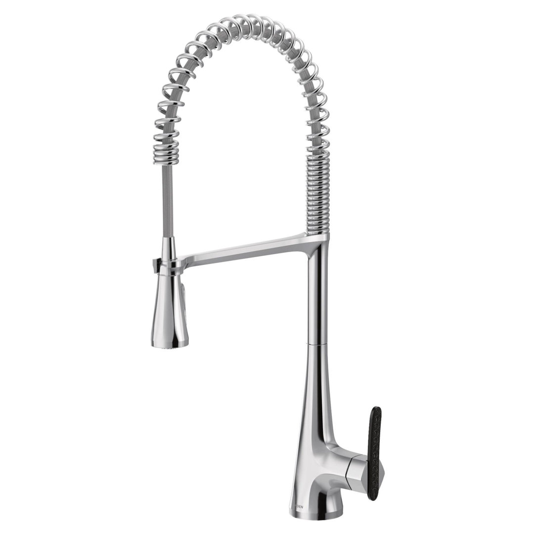 Sinema Pre-Rinse High Arc Spring Pull Down Single Handle Kitchen Faucet Moen 