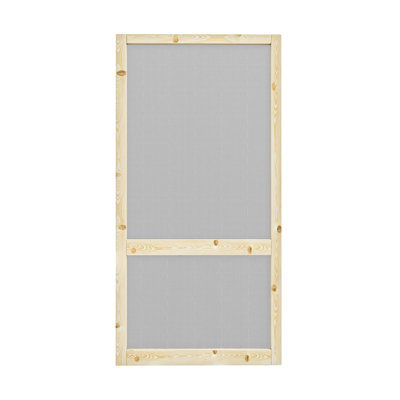 Dalle de porte moustiquaire moustiquaire blanche 80 po