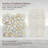 Hawaii 12" x 12" Natural Stone Pebbles Mosaic Wall & Floor Tile-93373752