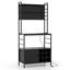 Bakers Rack with Power Outlet and Heavy-Duty Metal Frame-561009084