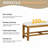 6-Piece Extendable Dining Table Set With Removable Leaf, One Bench And 4 Dining Chairs