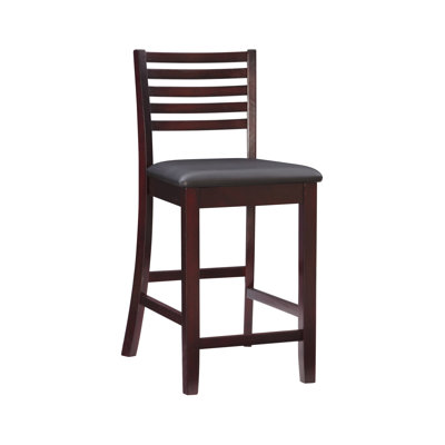 Clarke Upholstered Counter Stool with Solid Wood Frame