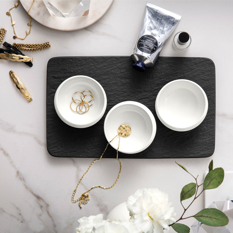 Villeroy & Boch Newmoon 4 Piece Condiment Server Set