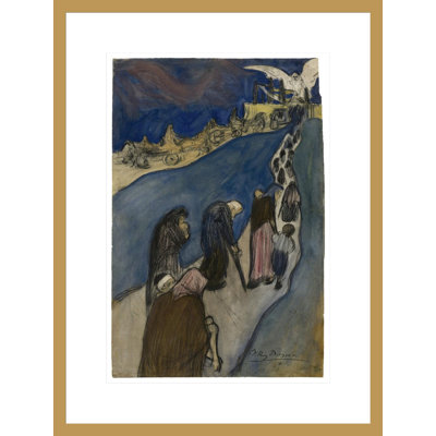 «The End of the Road» (Au bout de la route) par Pablo Picasso, impression giclée encadrée