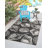 Contemporary Aviesel Area Rug Black and White Color-1518119140