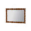 Miroir mural rétro en bois sculpté
