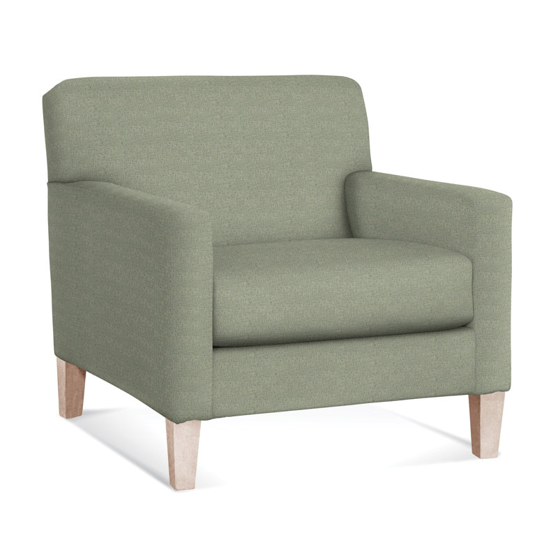 Tampa Armchair, Green Performance Fabric; 0851-54, Flax
