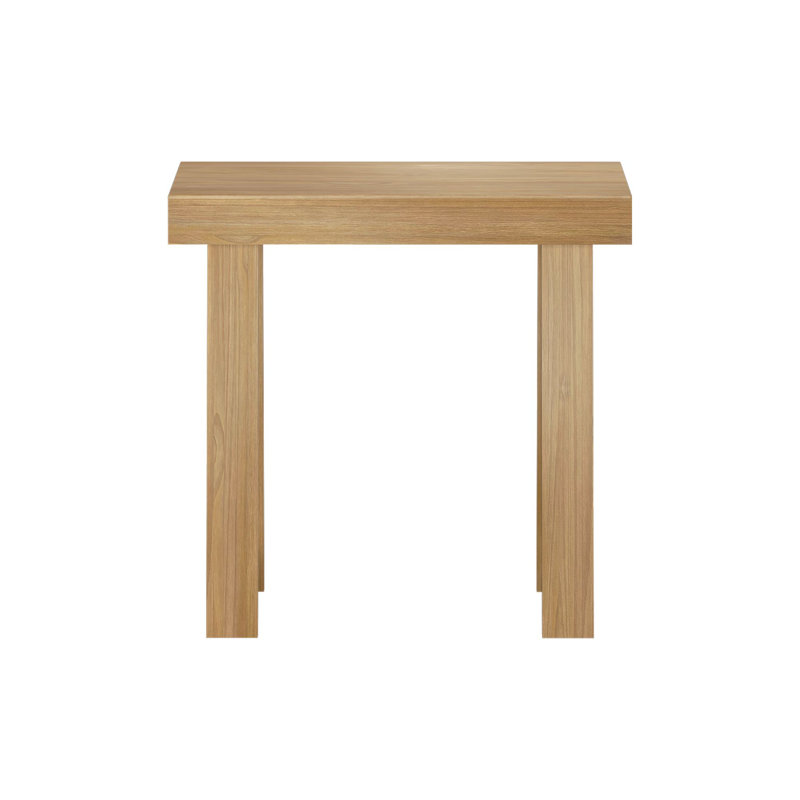 Coleman Rectangular Side Table, 25in, Blonde
