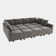 Kandle Upholstered Velvet Modular Sectional