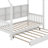 Wooden Twin Size House Bed With Trundle-948322880