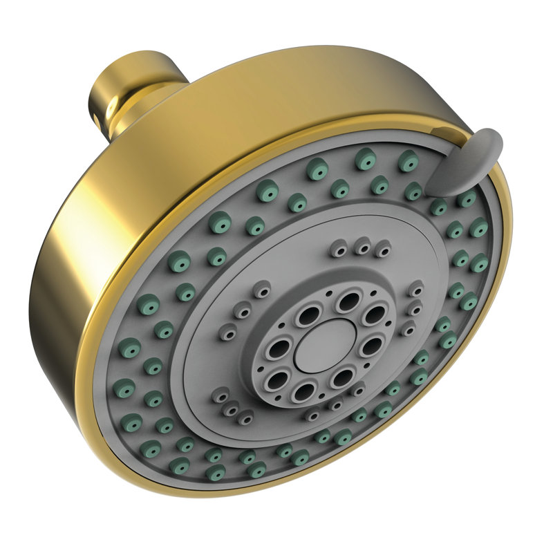 Multi Function Fixed Shower Head, Forever Brass