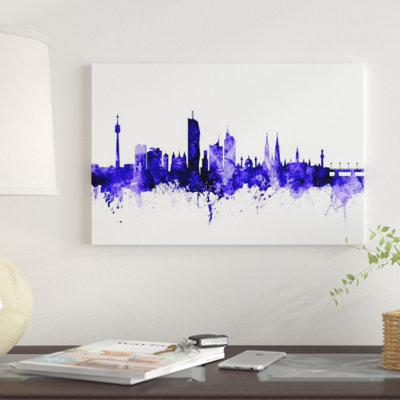 « vienne, autriche horizon » par michael tompsett, reproduction d’impression sur toile tendue