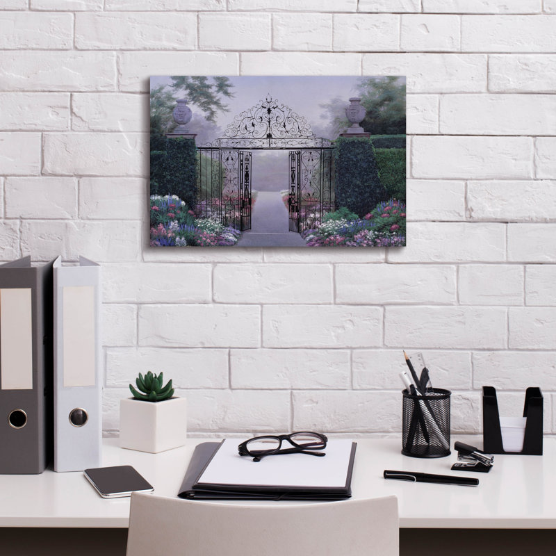 «Elegant Garden» par Diane Romanello, H 12 po x l 18 po x P 0,75 po