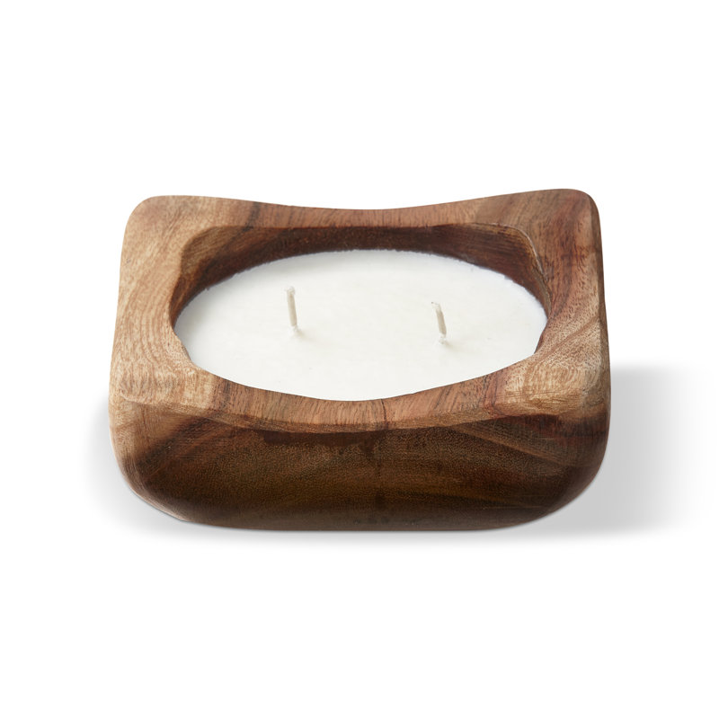 Bougie en bois sauge et bergamote