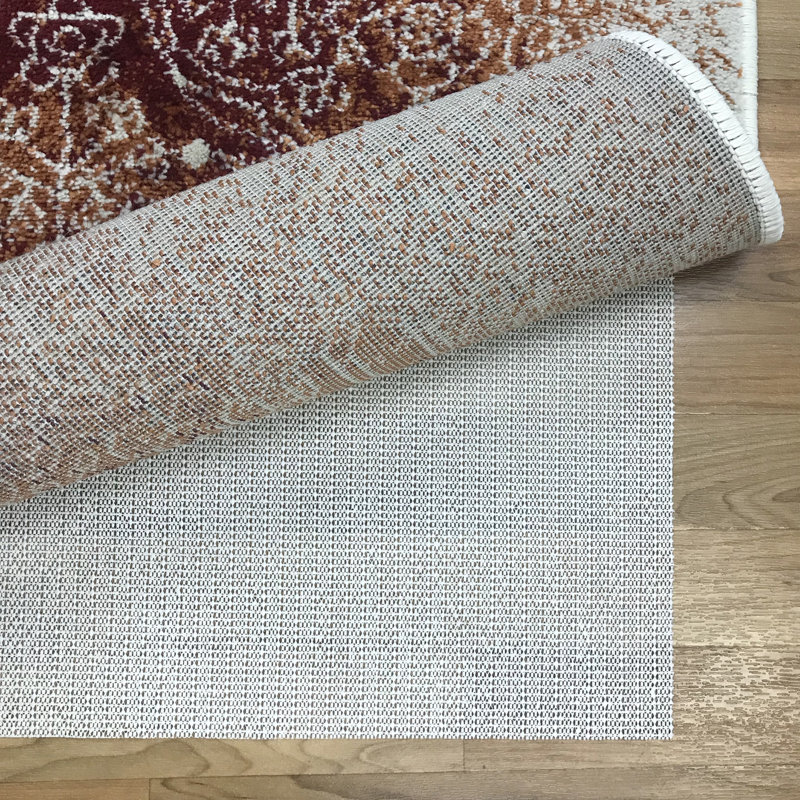 Anson Non-Slip Gripper Mat Floor Protector Polyester Indoor Area Rug Pad, Rectangle 8' x 10'