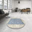 Tapis décoratif bleu oriental Drewry-1658258445