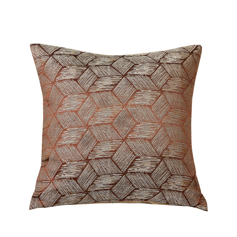 Coussin décoratif Fortune, Polyester/ Bourre en polyester, Marron
