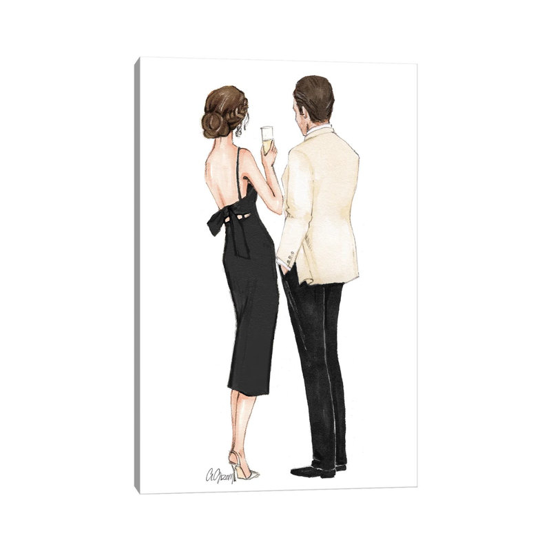 The Couple 1 Piece Wall Art on Canvas, 66.04 cm H x 45.72 cm W x 1.91 cm D, Canvas