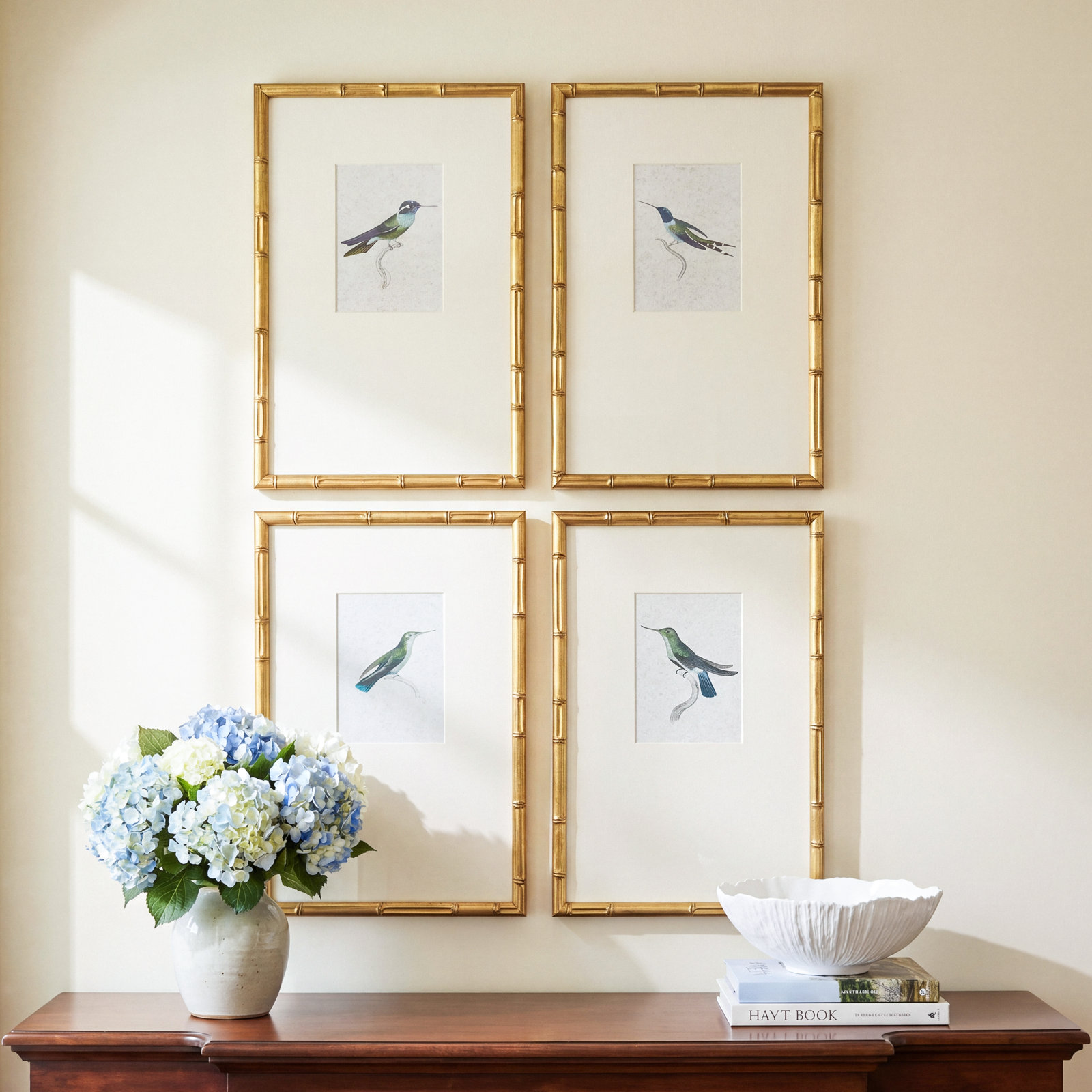 Antique Hummingbirds Print Set