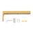 Right Side Gold Glass Door L-Shape Stabilizing Bracket
