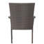 Chaise empilable en osier Littleton PE, 2 pièces-813493691