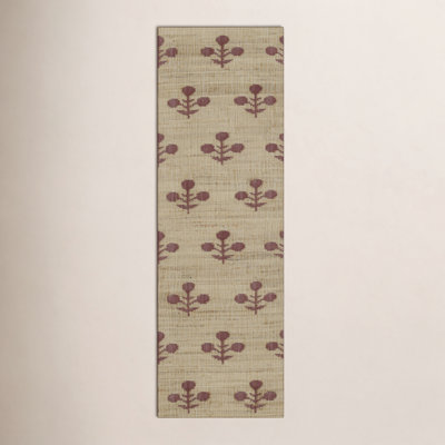 Erin Gates by Momeni Orchard Bloom Rust Hand Woven Wool and Jute Area Rug