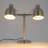 Electric Double Head Food Warmer Light