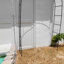 SCENDOR 7.9 Ft H x 4.6 Ft W Metal Pergola Arbour Black