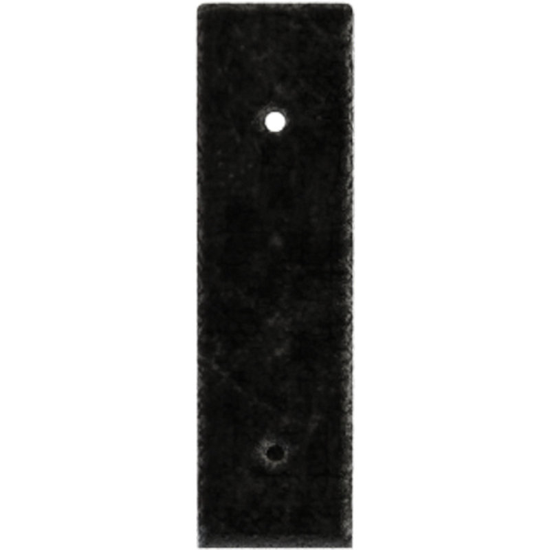 Support de tablette en acier, H 7 po x l 2 po x P 12 po, Étain antique