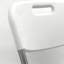 Chaise pliante portative en plastique pour jardin avec capacité de poids de 380 lb pour les événements