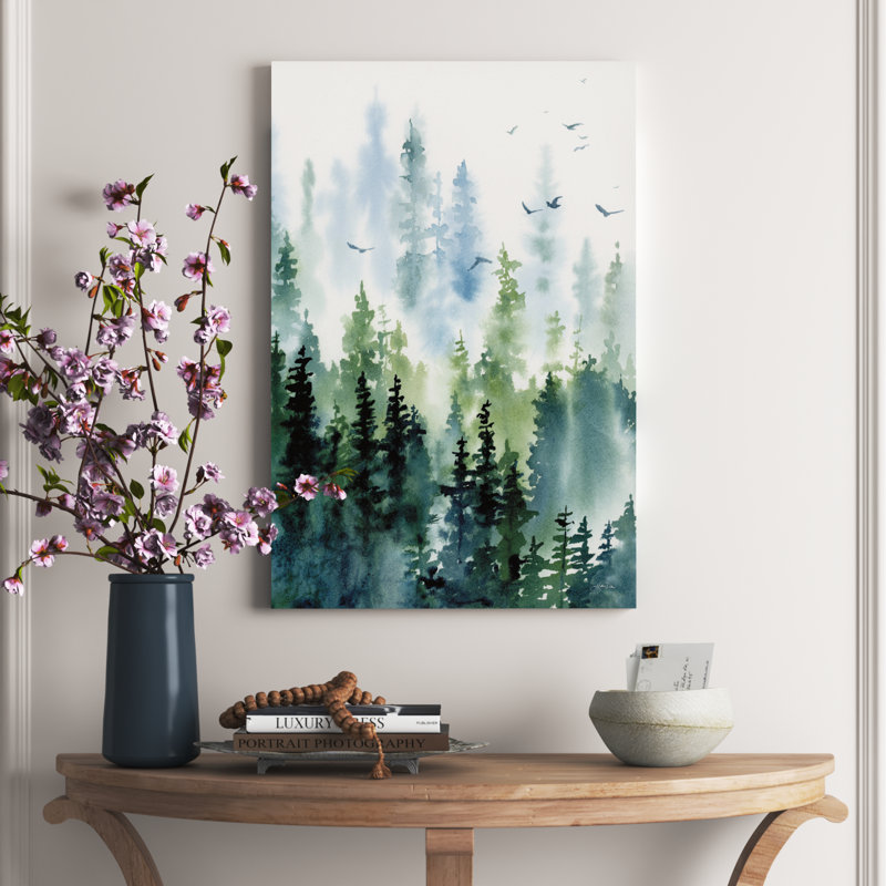 " Treeline " by Katrina Pete, 36" H x 24" W, No Frame, Frameless Print