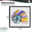 Cadre flottant rayé Sunilit Nautilus, design par Shelly Craig-71602584-71602585