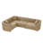 L-Shaped Curved Contemporary Sectional Sofa