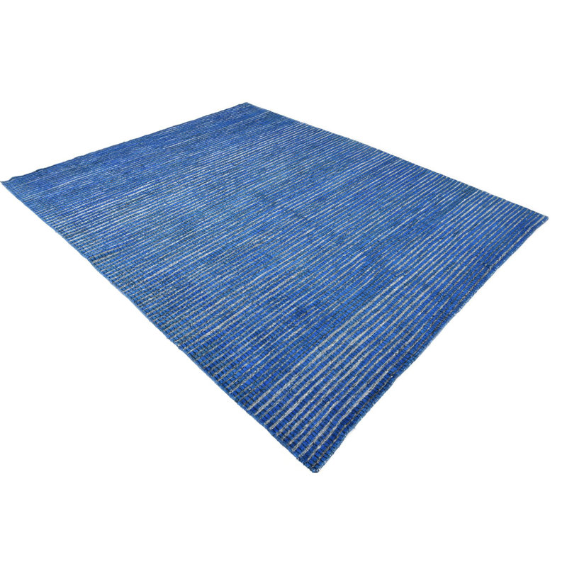 Tapis bleu 8 x 10 Pham