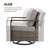 Aldiana 8-Piece Outdoor Conversation Set With Swivel Gliders And Fire Pit Table, 9-Person Wicker Patio Seating With Sofa, Armchairs & Ottomans-89190552-89190551