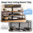 TV Stand with 3 Open Storage Shelves for 32"–65" TVs