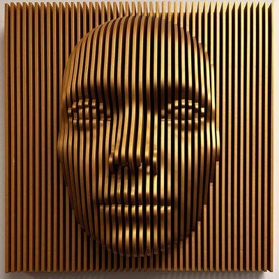 Visage géométrique | Visage paramétrique 3D
