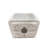 Teddy Sherpa & Chrome Nightstand