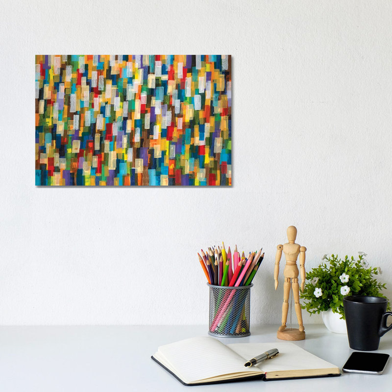 Confetti II by Liz Jardine - Wrapped Canvas Painting, 20.32 cm H x 30.48 cm W