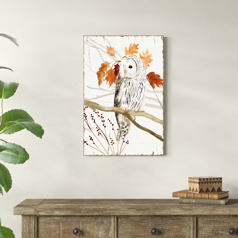 «Harvest Owl II», reproduction sur toile tendue, H 30 po x l 20 po x P 1,25 po