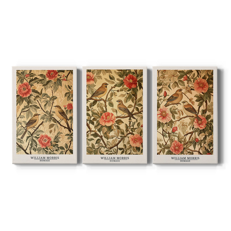 Collection de pièces de monnaie sur mesure de la collection CLxxvi de William Morris - 3 pièces, H 27 po x l 54 po