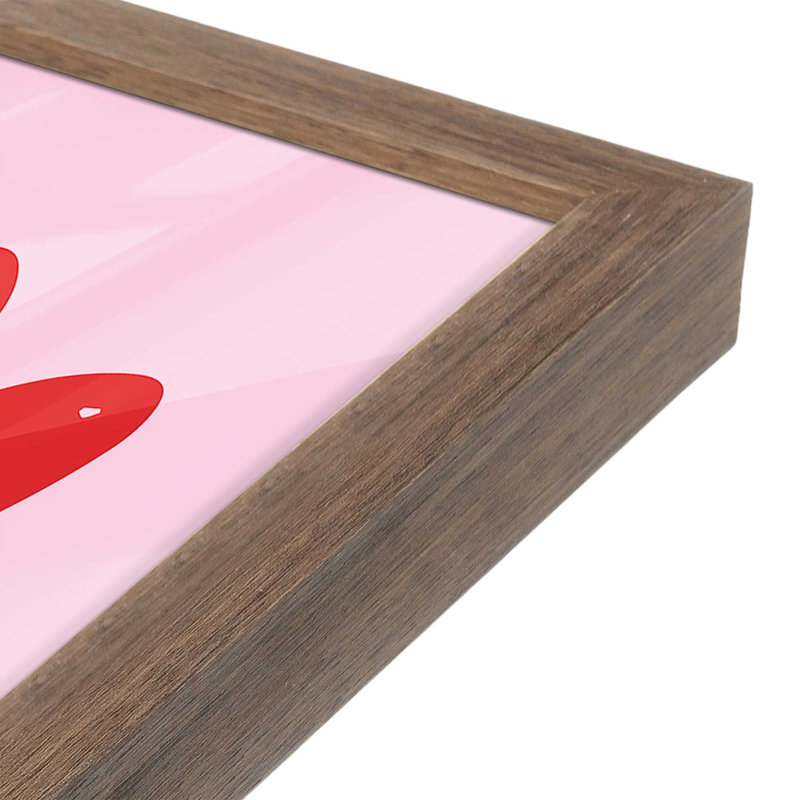 «Sweet Love I» par Garima Dhawan, reproduction d'art, Brun, H 24 po x l 18 po