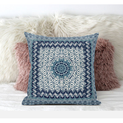 Floral Reversible Throw Pillow