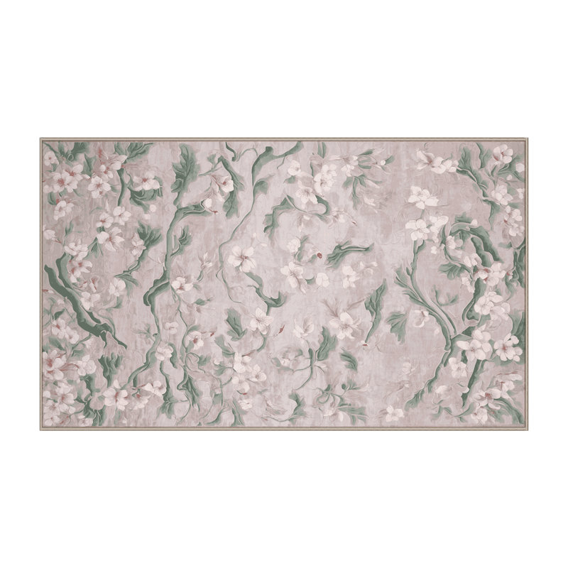 Machine Washable Beige Area Rug, Runner 2' x 5'
