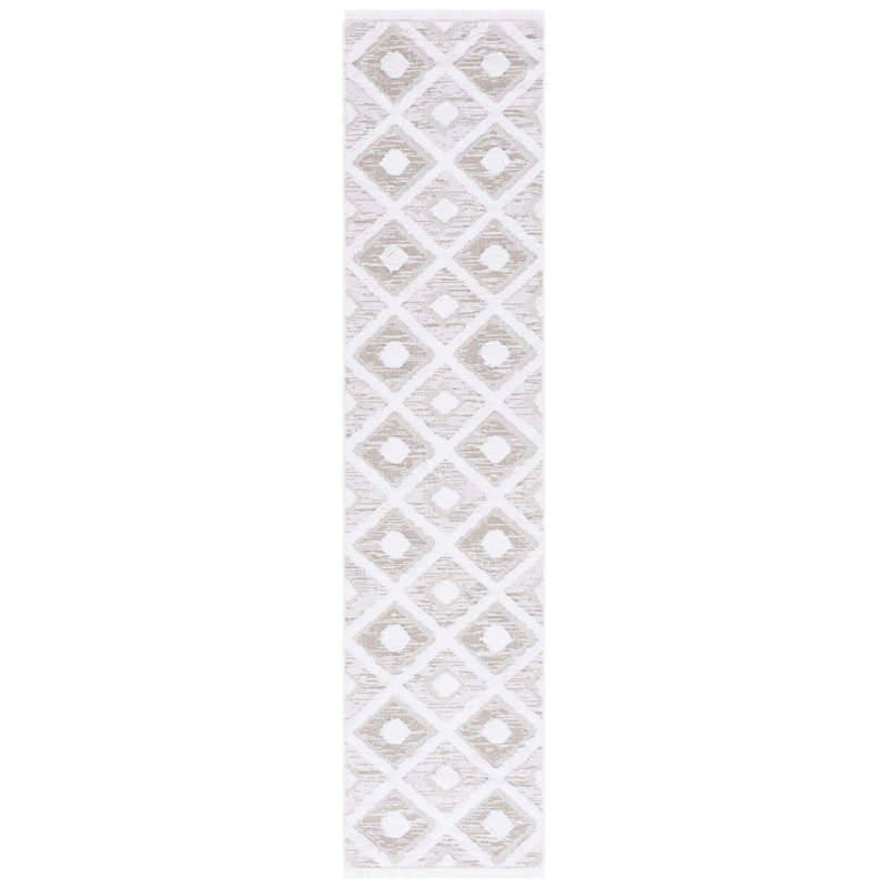 Tapis ivoire / beige Hultgren 730, Tapis de couloir 2 pi x 9 pi
