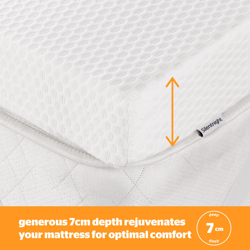 Impress 7cm Memory Foam Mattress Topper, Kingsize (5')